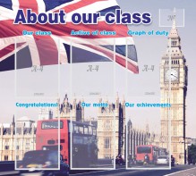 Стенд "About our class" - fgospostavki.ru - Нижний Новгород