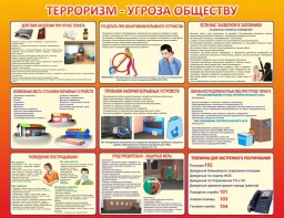 Стенд "Терроризм - угроза обществу" - fgospostavki.ru - Нижний Новгород